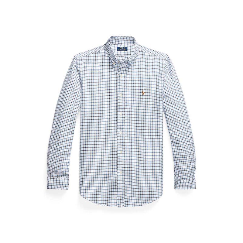 Polo Ralph Lauren Custom Fit Tattersall Oxford Shirt image number 2